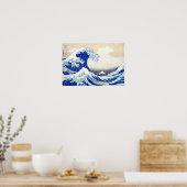 Ukiyoe - Hokusai : No.21 Great Wave - Poster (Küche)