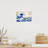 Ukiyoe - Hokusai : No.21 Great Wave - Poster (Küche)