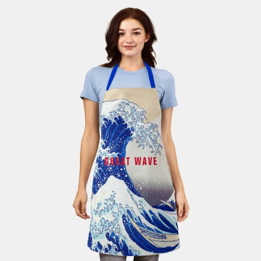Ukiyoe - Hokusai : No.21 Great Wave - Schürze (Getragen)