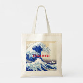 Ukiyoe - Hokusai : No.21 Great Wave - Tragetasche (Rückseite)