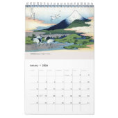 ukiyoe [hokusai] Sechsunddreißig Sicht auf den Fuj Kalender (Jan 2026)