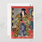 Ukiyoe - Jiraiya - Nr. 12 Toyokuni - Postkarte (Vorne/Hinten)