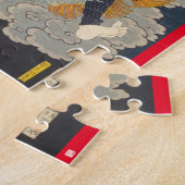 ukiyoe - Kikuchi Kazumaru - japanischer Zauberer - Puzzle (Seite)