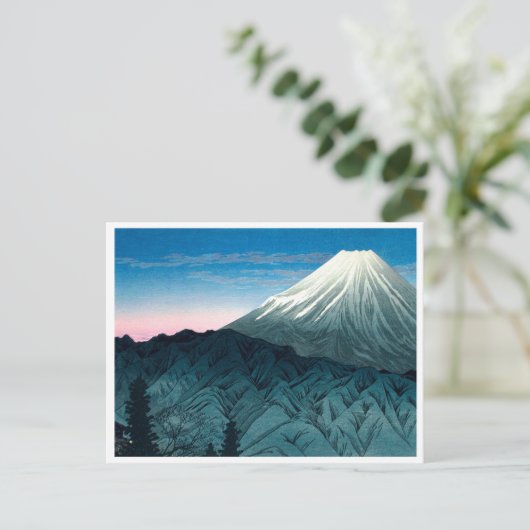 Ukiyoe [komei] 06 Fuji aus Hakone Postkarte (Stehend Vorderseite)