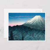 Ukiyoe [komei] 06 Fuji aus Hakone Postkarte (Vorne/Hinten)