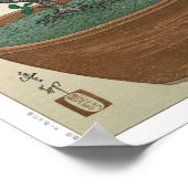 Ukiyoe [Koson] Azalea in Pot (XS) Poster (Ecke)