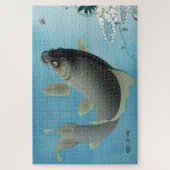 Ukiyoe [Koson] Carp Leaping Puzzle (Vertikal)