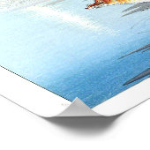 Ukiyoe [Koson] Fox von der Moonlit Water (XS) Poster (Ecke)