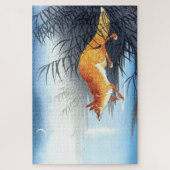 Ukiyoe [Koson] Fox von Moonlit Water Puzzle (Vertikal)