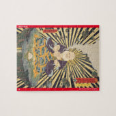 ukiyoe - Mōun kokushi - japanischer Zauberer - Puzzle (Horizontal)