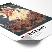 ukiyoe - Narukami shōnin - japanischer Zauberer - Poster (Ecke)
