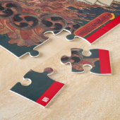 ukiyoe - Narukami shōnin - japanischer Zauberer - Puzzle (Seite)