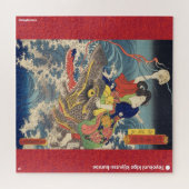 ukiyoe - Shiragikumaru - japanischer Zauberer - Puzzle (Horizontal)