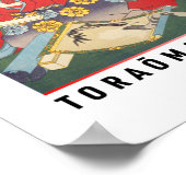 ukiyoe - Toraōmaru - japanischer Zauberer - Poster (Ecke)