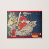 ukiyoe - Toraōmaru - japanischer Zauberer - Puzzle (Horizontal)