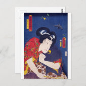 ukiyoe - Toyokuni manga - No.01 Kiritarō - - Postkarte (Vorne/Hinten)