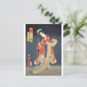 ukiyoe - Toyokuni - No.04 Wakana hime - Postkarte (Stehend Vorderseite)