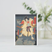 Ukiyoe - Toyokuni - No.32 Kumeno heinaizaemon... Postkarte (Stehend Vorderseite)