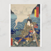 ukiyoe - Toyokuni - Nr.31 Nanakusa Shirō - - Postkarte (Vorderseite)
