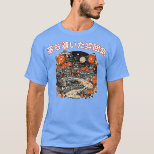 Ukiyoe Tranquility Serene Village Landschaft T-Shirt