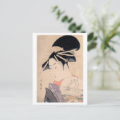 Ukiyoe [Utamaro] schöne 20 Postkarte (Stehend Vorderseite)