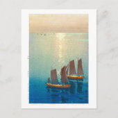 ukiyoe - Yoshida - 01 - Glittering Sea Postkarte (Vorderseite)