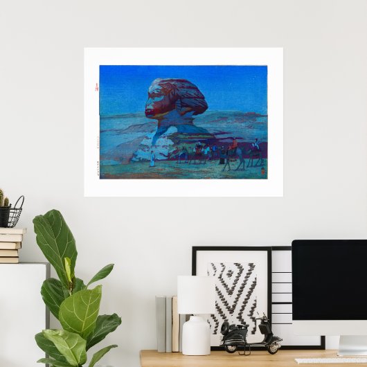 ukiyoe - Yoshida - 02 - Sphinx Poster (Heimbüro)