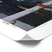 ukiyoe - Yoshida - 03 - Taj Mahal in Morning Mist Poster (Ecke)