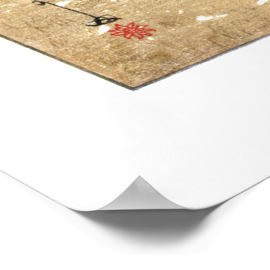 ukiyoe - Yoshida - 04 - Matterhorn - Poster (Ecke)