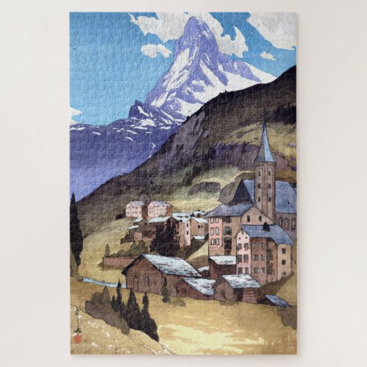 ukiyoe - Yoshida - 04 - Matterhorn - Puzzle (Vertikal)