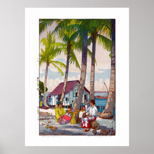 ukiyoe - Yoshida - 06 - Singapur - Poster (Vorne)