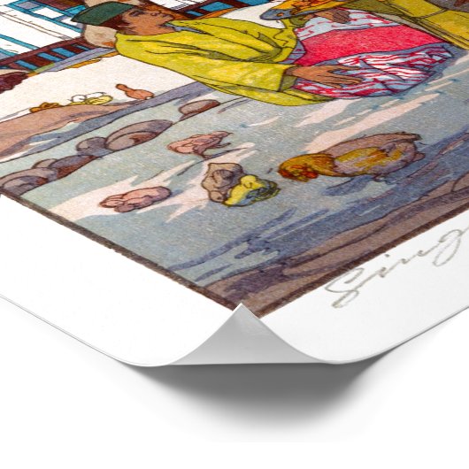 ukiyoe - Yoshida - 06 - Singapur - Poster (Ecke)