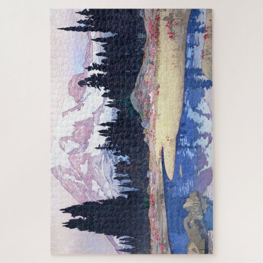 ukiyoe - Yoshida - 07 - Mount Rainier - Puzzle (Vertikal)