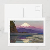 Ukiyoe - Yoshida - 08 - Okitsu - Postkarte (Vorne/Hinten)