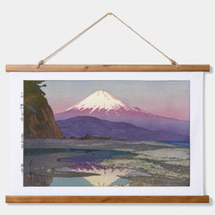 Ukiyoe - Yoshida - 08 - Okitsu - Wandteppich Mit Holzrahmen