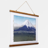 Ukiyoe - Yoshida - 09 - Yoshida Village- Wandteppich Mit Holzrahmen (Gewinkelt)