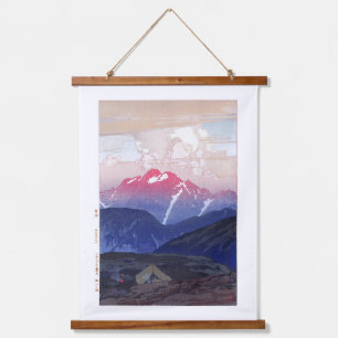 ukiyoe - Yoshida - 10 - Vormittag am Tsurugi - Wandteppich Mit Holzrahmen