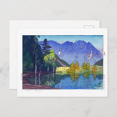 ukiyoe - Yoshida - 11 - Mt. Hodaka - Postkarte (Vorne/Hinten)