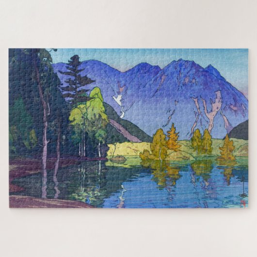 ukiyoe - Yoshida - 11 - Mt. Hodaka - Puzzle (Horizontal)