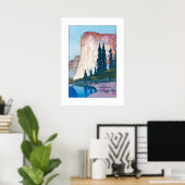 ukiyoe - Yoshida - 15 - El Capitan - Poster (Heimbüro)