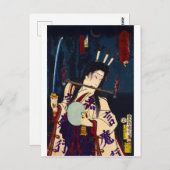 Ukiyoe - Zauberei - Nr.2 Takiyasha hime - Postkarte (Vorne/Hinten)