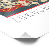 ukiyoe - Zokushu Jiraiya - japanischer Zauberer - Fotodruck (Ecke)