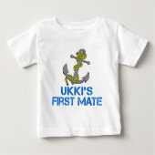 Ukkis erster Partner Baby T-shirt (Vorderseite)