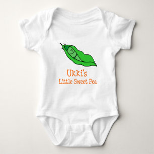 Ukkis kleine süße Erbse Baby Strampler