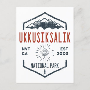 Ukkusiksalik Nationalpark Kanada Vintag Postkarte