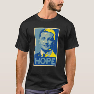 Ukraina Volodymyr Zelensky mit ukrainischer Flagge T-Shirt