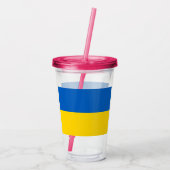 Ukraine Acryltrinkbecher (Rückseite)