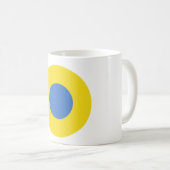 Ukraine Air Force Roundel Kaffeetasse (VorderseiteRechts)