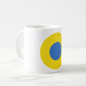 Ukraine Air Force Roundel Kaffeetasse (Vorderseite Links)