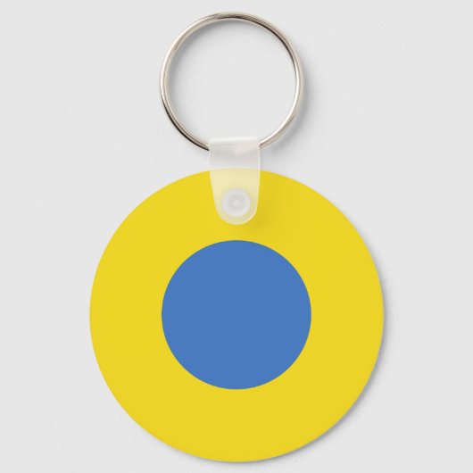 Ukraine Air Force Roundel Schlüsselanhänger (Vorderseite)